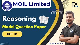 MOIL Limited Exam 2024 Reasoning Model Questions Paper with easy Concept by Raju Pandit Sir [upl. by Harned792]