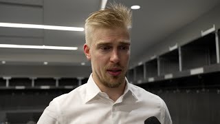 930 PHI vs NYI Postgame Rasmus Ristolainen [upl. by Nic]