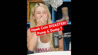 Hawk Coin DISASTER  PUMP amp DUMPnews crypto cryptocurrency hawktuah shorts [upl. by Godrich186]