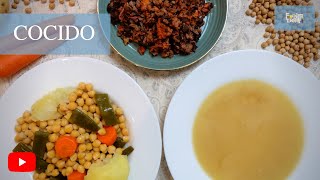 COCIDO ANDALUZ Receta Paso a Paso en Olla Express [upl. by Winifield]