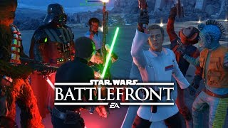 Star Wars Battlefront  6vs6 HERO BLAST Gameplay Highlights 1440p 60fps [upl. by Abla]