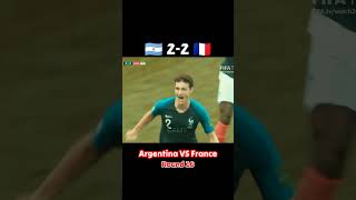 Argentina VS France 2018 WC Round Of 16 football trending edit soccer [upl. by Ayetal]