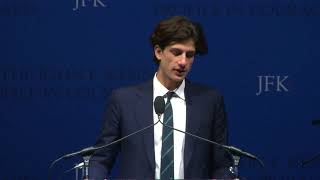 Jack Schlossberg presents Mayor Mitch Landrieu with 2018 JFK Profile in Courage Award [upl. by Baptist]