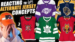 Some of the BEST NHL Alternate Hockey Jersey Concepts [upl. by Rubie]