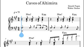 “Caves of Altamira” Steely Dan piano tutorial [upl. by Aelam502]