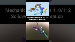 Mechanical Mechanism 110112 explanation 3D animation tutorial SolidworksShorts ytshorts Short [upl. by Nussbaum910]