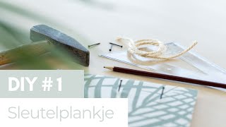 DIY  Sleutelplankje  ESTAhome [upl. by Dyke630]