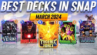 The Top 10 BEST Decks in Marvel Snap  Ranked Ladder amp Conquest  Meta Deck Report [upl. by Abbott573]