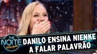 Danilo ensina Nienke a falar palavrão  The Noite 140417 [upl. by Truda47]