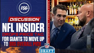 NFL Insider Drops Price Tag for Giants to Move Up to 3rd Overall Pick [upl. by Atteval]