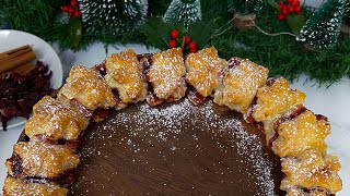 Sorrel Puff Pastry Star Wreath  Holiday Appetizer Series  Christmas Hosting  FRUGALLYT [upl. by Akimrehs]