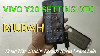 how to Setting otg vivo y20  vivo y20 otg support  cara menggunakan otg di hp vivo y20 [upl. by Naenej]