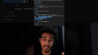 Hack copy paste 🤯 htmlcss webdevelopment frontend html javascript coding javascripttricks [upl. by Anastasie832]