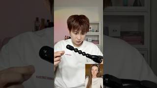 Hair curler explore react funnyreview hair fyp [upl. by Acceb]