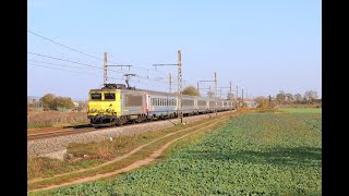 Video de trains à Meursault et Puligny Montrachet en Novembre 2017 [upl. by Haon]