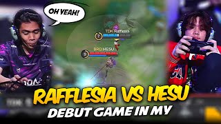 WHEN RAFFLESIA MET HESU in MPL MALAYSIA in his DEBUT GAME    😮 [upl. by Carlo]