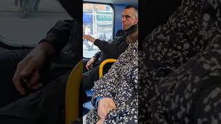 Man smoking cigarettes on a London bus casually ignoring the rules [upl. by Golding413]