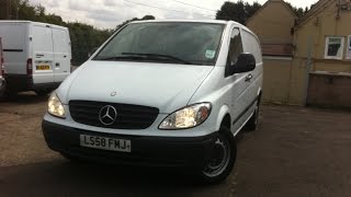 2008 MERCEDESBENZ VITO VAN REVIEW [upl. by Chobot]