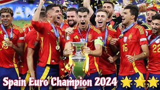 england vs spain final euro 2024 HIGHLIGHTS  spain euro champion 2024 🌟🌟🌟 🤯🔥 [upl. by Nylanaj]