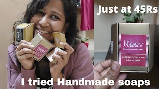 I Tried Handmade Herbal Soaps  Neev Soaps  Honest Review [upl. by Enedan731]