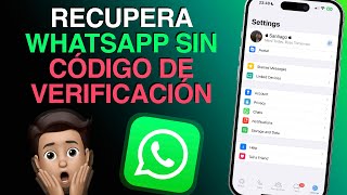 ¿Cómo recuperar mi WhatsApp sin código de verificación [upl. by Nelleoj]