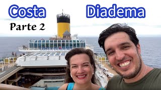 NAVIO DE CRUZEIRO COSTA DIADEMA PARTE 2 [upl. by Aicinoid]