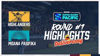 HIGHLANDERS V MOANA PASIFIKA  SR ROUND 1 2024  DELIVEREASY HIGHLIGHTS [upl. by Alyhs]