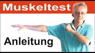 MUSKELTEST Kinesiologie Anleitung  Selbsttest lernen verständlich erklärt 2018 [upl. by Wivinia]