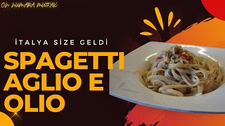 En ucuz ama en leziz Sarımsaklı zeytinyağlı makarna Aglio e olio [upl. by Ormond307]