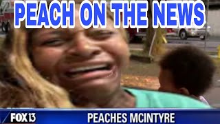 Peach McIntyre Crying On The News 😭 🍑 😭 🍑 😭 MUST SEE FOOTAGE [upl. by Cosmo]