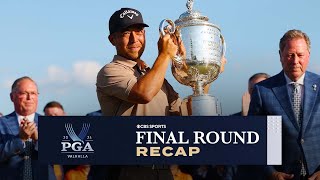 Xander Schauffele 21 wins 2024 PGA Championship I FINAL ROUND RECAP I CBS Sports [upl. by Madanhoj]