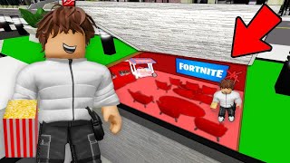 Jai Construit Un CINÉMA SECRET à Brookhaven RP  Roblox  cachette passage secret [upl. by Betteann]