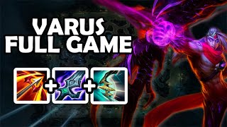 Varus onhit build  FULL GAME RECORD [upl. by Meta]