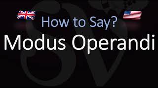 How to Pronounce Modus Operandi CORRECTLY Meaning amp Pronunciation [upl. by Somar]