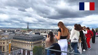 Galeries Lafayette in Paris  Exploring The Elegance of Terrace View [upl. by Vookles978]