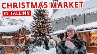 Magical Tallinn Christmas Market Experience 2023 [upl. by Eisso]