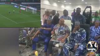 Nigeria vs South Africa AFCON Governor Adeleke Dances as Nigeria Wins [upl. by Herold306]