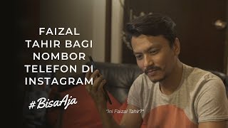 Faizal Tahir bagi nombor telefon di Instagram  BisaAja [upl. by Anelac]