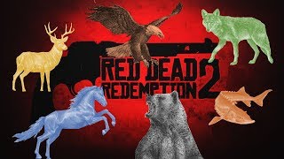 《RDR2》 勁勁勁多！！！野生動物 [upl. by Annahsar859]