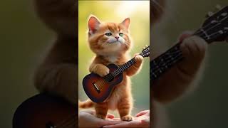 Beautiful Song sung by beautiful Kitten 🎸💤🐱🐈🎺🎻🥁🪇🎤 cat song songs sorts [upl. by Myrtie774]