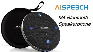 AISPEECH M6 Bluetooth Speakerphone Conference Microphone with AI Noise Reduction [upl. by Tilford]