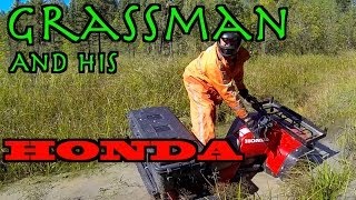 Grassman Returns With His Honda TRX 300 Fourtrax  Minnitaki Loop  Sept 15 2013 [upl. by Ahseen]