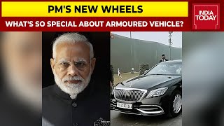 PMs Ride Gets Safer With New Mercedes Maybach S650 Guard Whats So Special About Armoured Vehicle [upl. by Kirbee337]