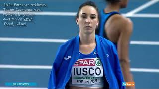 Florentina Iusco  Long Jump  Women EIC Torun 2021 Athletics [upl. by Adalie]