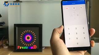 Huidu Technology controller software App ledart use for IR remote control led screen [upl. by Hardner847]
