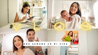 1 SEMANA en MI VIDA Trabajo rutina siendo cinco Javi se va…  VLOG 5 modajustcoco [upl. by Valerye]