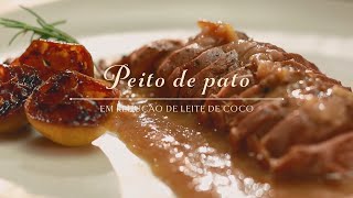 Peito de pato em redução de leite de coco  Receitas SOCOCO [upl. by Arrim]