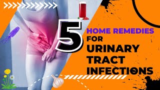 5 Home Remedies for Urinary Tract Infections  UTI Home Remedies  UTIs [upl. by Akiemahs325]