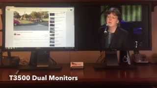 Dell T3500 w Dual Monitors  Nvidia Quadro FX570 Video Card [upl. by Emmey]