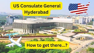 US Consulate Hyderabad New Building How to get there [upl. by Kurtzman463]